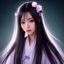 插画师CC头像，年轻女性，创意气质